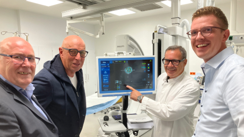 Vorstellung des neuen Frühwarnsystems zur Erkennung von Herzkranzgefäßverschlüssen